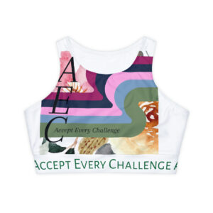 Jaco Spring Padded Sports Bra "Accept Every Challenge"